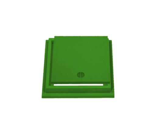Telaio con chiusino Top verde 