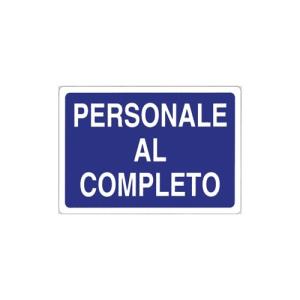 CARTELLO PERSONALE AL COMPLETO