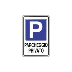 Cartello LINEA PRIVATA 20X30 - Parcheggio Privato