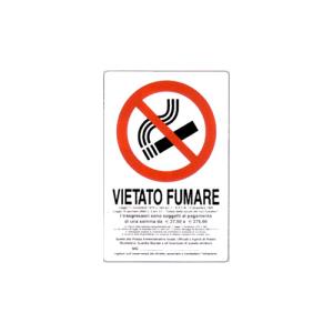 Cartello LINEA PRIVATA 20X30 - Vietato Fumare