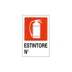 Cartello LINEA PRIVATA 20X30 - Targa Estintore