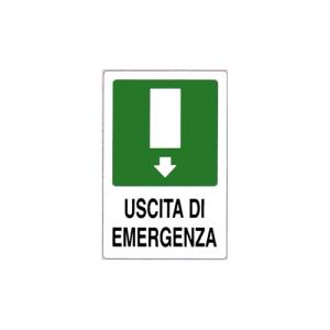 Cartello LINEA PRIVATA 20X30 - Targa Uscita di Emergenza Centrale