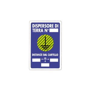 Cartello LINEA PRIVATA 20X30 - Dispersore di Terra